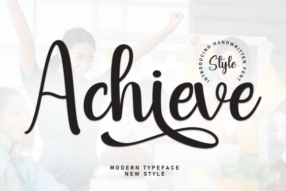 Achieve Handwritten Font for Crafters & Sellers
