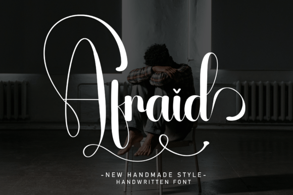 Afraid: A Sweet, Friendly Handwritten Font for Thoughtful Design