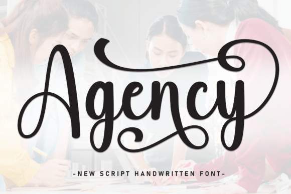 Agency: A Sweet, Friendly Handwritten Display Font