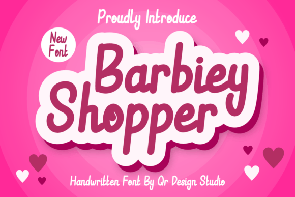 Barbiey Shopper: A Friendly Handwritten Font for Clear Campaign Messaging