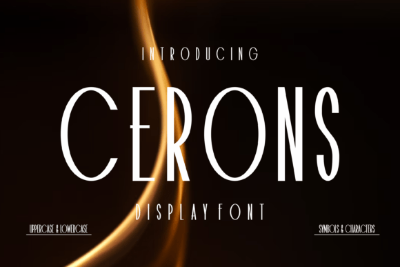 Cerons: A Bold Serif Font for Scroll-Stopping Marketing