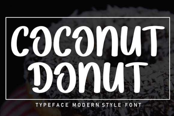 Coconut Donut: A Sweet, Handwritten Font for Makers
