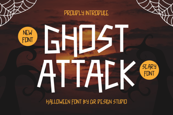 Ghost Attack: A Playful Display Font for Scroll-Stopping Campaigns