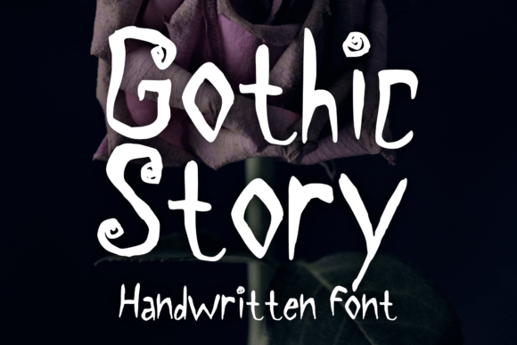 Gothic Story: A Kid-Friendly Gothic Display Font for Editorial Design