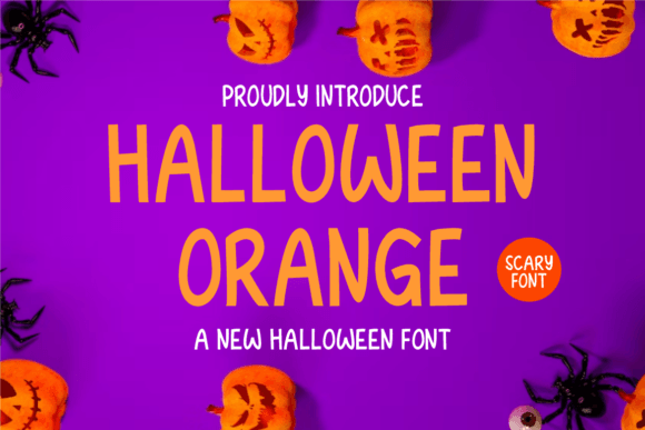 Halloween Orange: A Handwritten Font That Feels Like Fall Magic