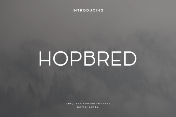 Hopbred: A Modern Sans Serif Font for Scroll-Stopping Marketing