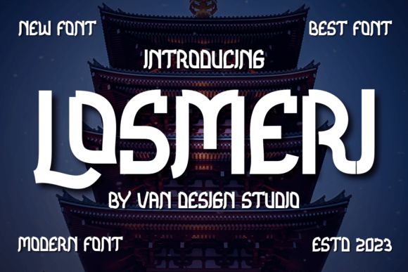 Losmeri: A Sans Serif Font That Breathes With Your Words