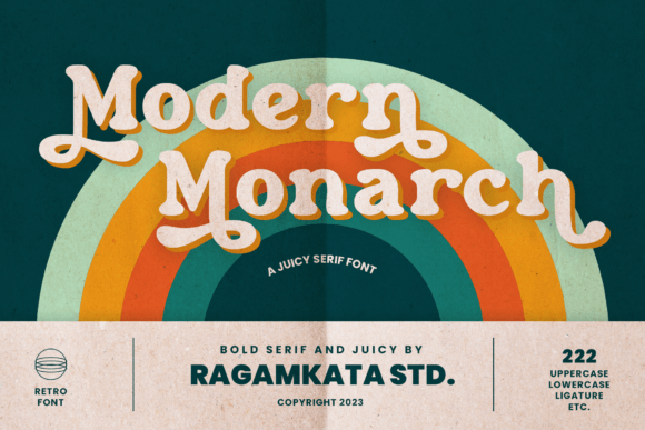 Modern Monarch: A Retro Display Serif for Editorial Impact