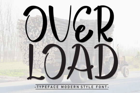 Over Load Handwritten Font for Warm, Trustworthy Branding