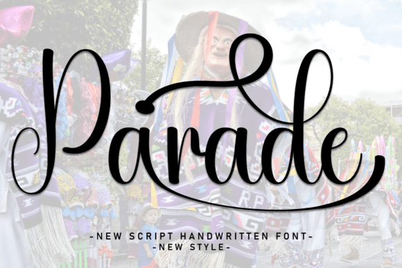 Parade: A Friendly Handwritten Display Font for Warm Brand Identities