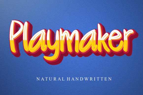 Playmaker: A Handwritten Font That Feels Like Your Signature