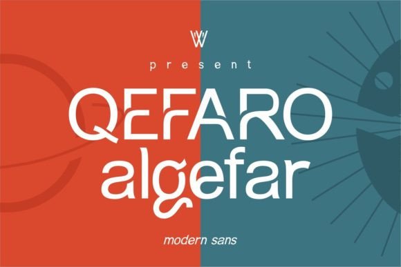 Qefaro Algefar: A Clean, Elegant Sans Serif Font for Crafters & Sellers