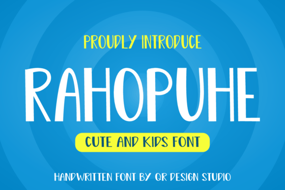 Rahopuhe: A Bold, Authentic Display Typeface for Thoughtful Design