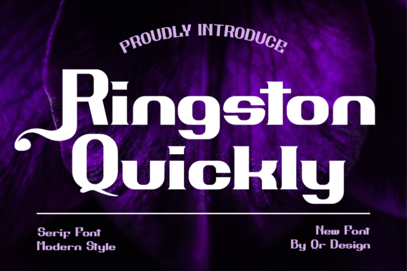 Ringston Quickly: A Bold Serif Font for Scroll-Stopping Brand Content