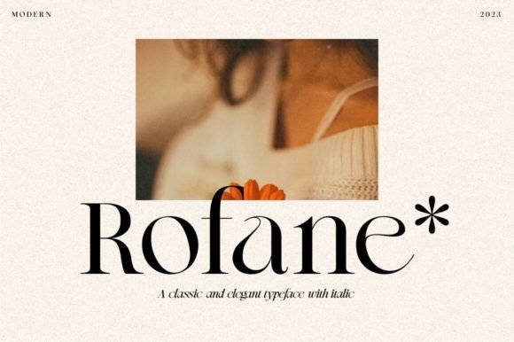 Rofane Serif Font for Handmade Labels & Printables