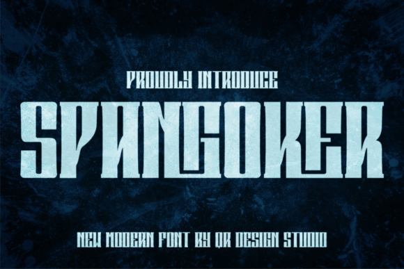 Spangoker: A Bold Serif Font That Commands Attention Online