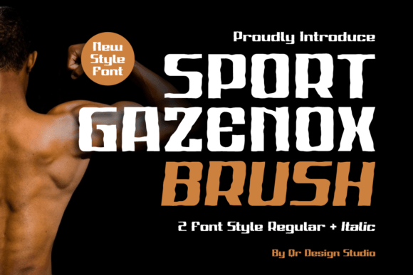 Sport Gazenox Brush: A Bold Display Font for Digital Branding