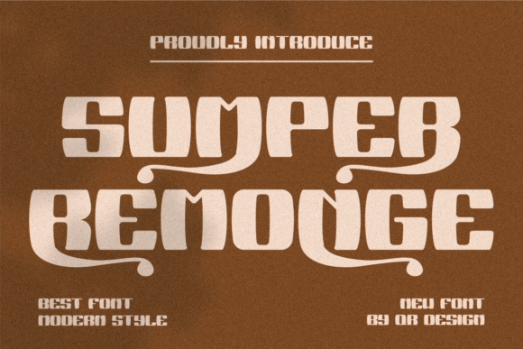 Sumper Remonge: A Bold, Grounded Display Typeface for Thoughtful Editorial Design